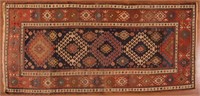 Antique Kazak rug, approx. 3.10 x 8.2