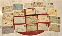 Prepaid Antique International Postcards