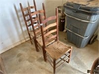 (3) WOODEN CHAIRS