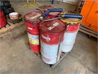 PALLET OF GREASE, GREASE GUNS