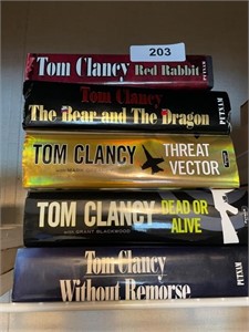 Tom Clancy Hardback Books