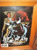BULL FIGHTER PAINTING BY BOB RIFE