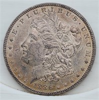 1886-P Morgan Silver Dollar - XF