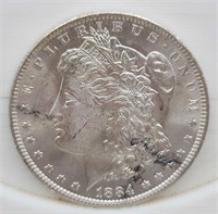1884-O Morgan Silver Dollar - XF