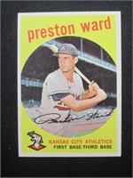 1959 TOPPS #176 PRESTON WARD ATHLETICS