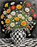 Damier Wildflowers 4 LTD EDT Canvas Van Gogh LTD