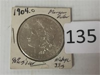 1904-O Morgan Silver Dollar, Nice
