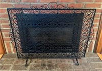 Scrolled Metal Fireplace Screen