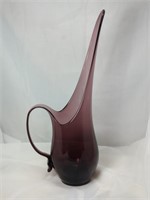 Circa 1970's Viking 16.25” Amethyst Swung Glass