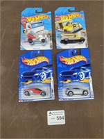 4 Hotwheels (new in package)