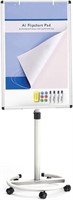 VIZ-PRO ECO Magnetic Mobile Whiteboard, 36 X 24"
