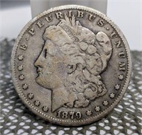 1879 MORGAN SILVER DOLLAR