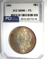 1884 Morgan MS66+ PL LISTS $4500