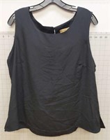 Notation size extra large black tank top