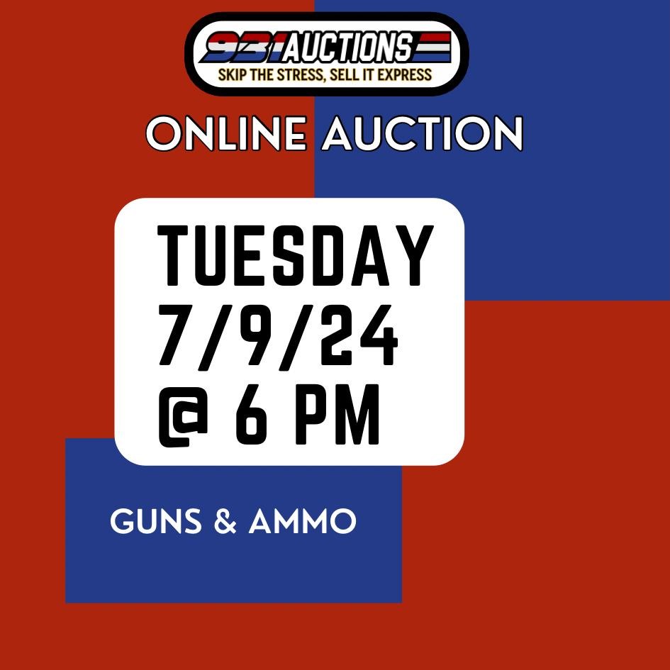 ONLINE AUCTION: GUN & AMMO SALE: MILITARY, HUNT, FISH
