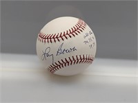 Larry Bowa JSA Inscription + Auto Baseball HOF