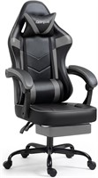 Massage Gaming Chair with footrest