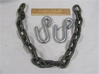 Trailer Locking Hooks w/ Chain