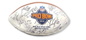 NFL 2010 Autographed Pro-Bowl Ball