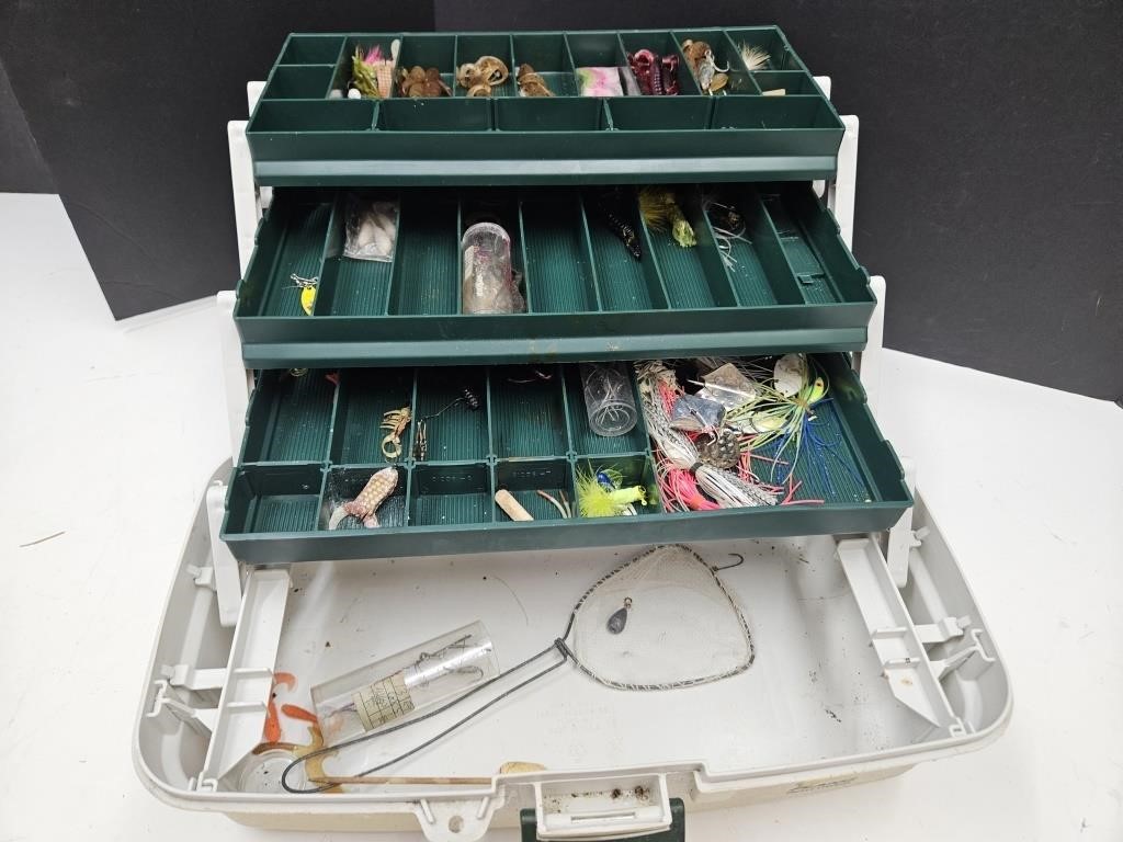 Plano Tackle Box w/Fishing Contents