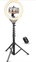 (New) UBeesize 10’’ Selfie Ring Light with Stand