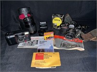 Vintage Konica autoreflex TC camera,