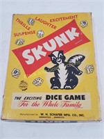 VTG 1950s Schaper Skunk Dice Game