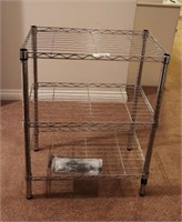 Metal 2 tier Stand  24"×14"×30" tall