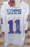 344 - AUTOGRAPHED JERSEY "PHIL SIMMS W/COA (B93)