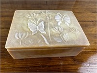 Stone Butterfly Trinket Box