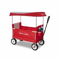 RADIO FLYER DELUXE FOLDING WAGON WITH CANOPY