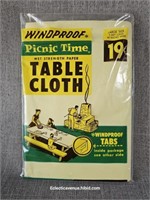 Vintage Advertisement NOS Picnic Table Cloth