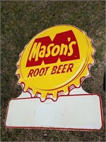 Mason's Root beer Tin Sign