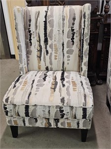 Designer Limelight Wing Back Accent Side Chair