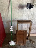 Mop, Wood Frame, Etc.