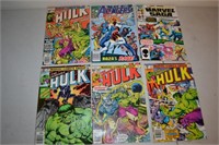 Six Marvel Comics Mostly Hulk