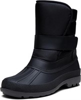 Jousen Men's Winter Boots  8  Amy692a  Black