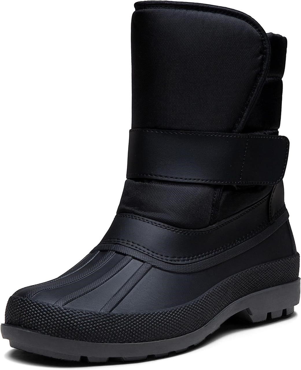 Jousen Men's Winter Boots  8  Amy692a  Black