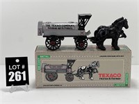 TEXACO Horse&Tanker Coin Bank with Key