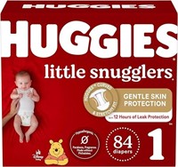 SEALED-Huggies Little Snugglers Baby Diapers, Size