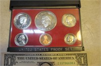 1974 US Proof Coin Set Eisenhower Dollar