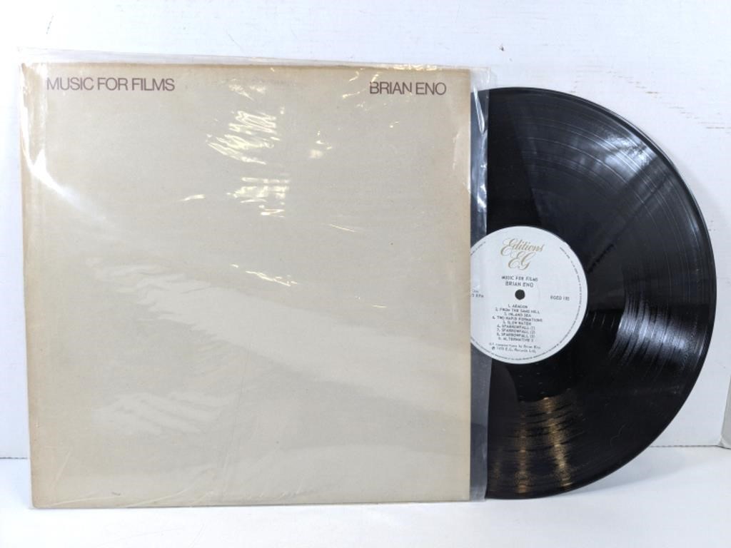 GUC Brian Eno "Music For Films" Vinyl Record