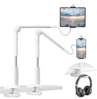 $34 Gooseneck Tablet Holder White