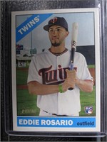 2015 TOPPS HERITAGE EDDIE ROSARIO HI NUM RC