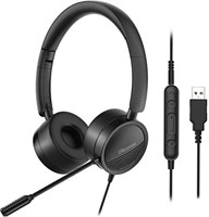 Discover D312U Dual Speaker Headset with USB and