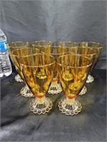 9 Boopie Anchor Hocking Holiday Glasses