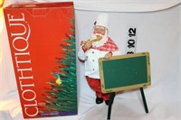 Clothtique Chef Santa Clause