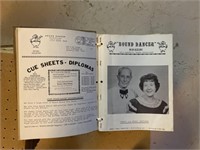 4 scrapbooks of round dancers fromt the 1960's