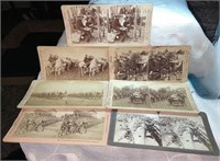 (7) 1898-1900's Stereoview Cards -