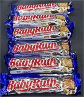 6ct Baby Ruth Full Size Candy Bars 1.9oz Each
